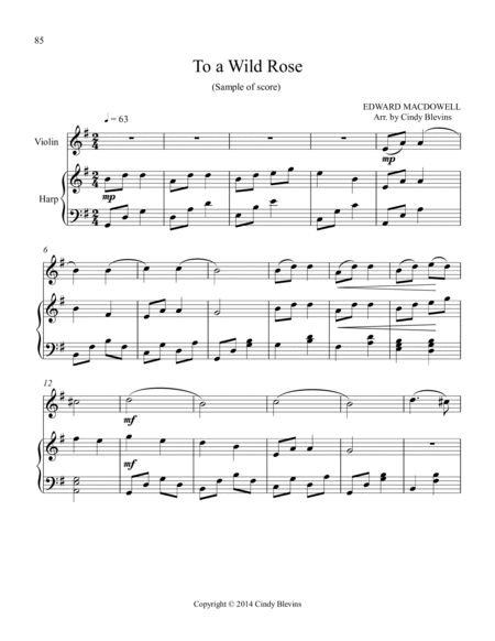 Classic With A Side Of Nostalgia (16 arrangements for harp and violin) image number null