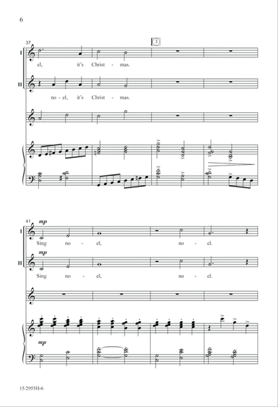 Ring the Bells, It's Christmas! 2-Part scores gallery preview page 6