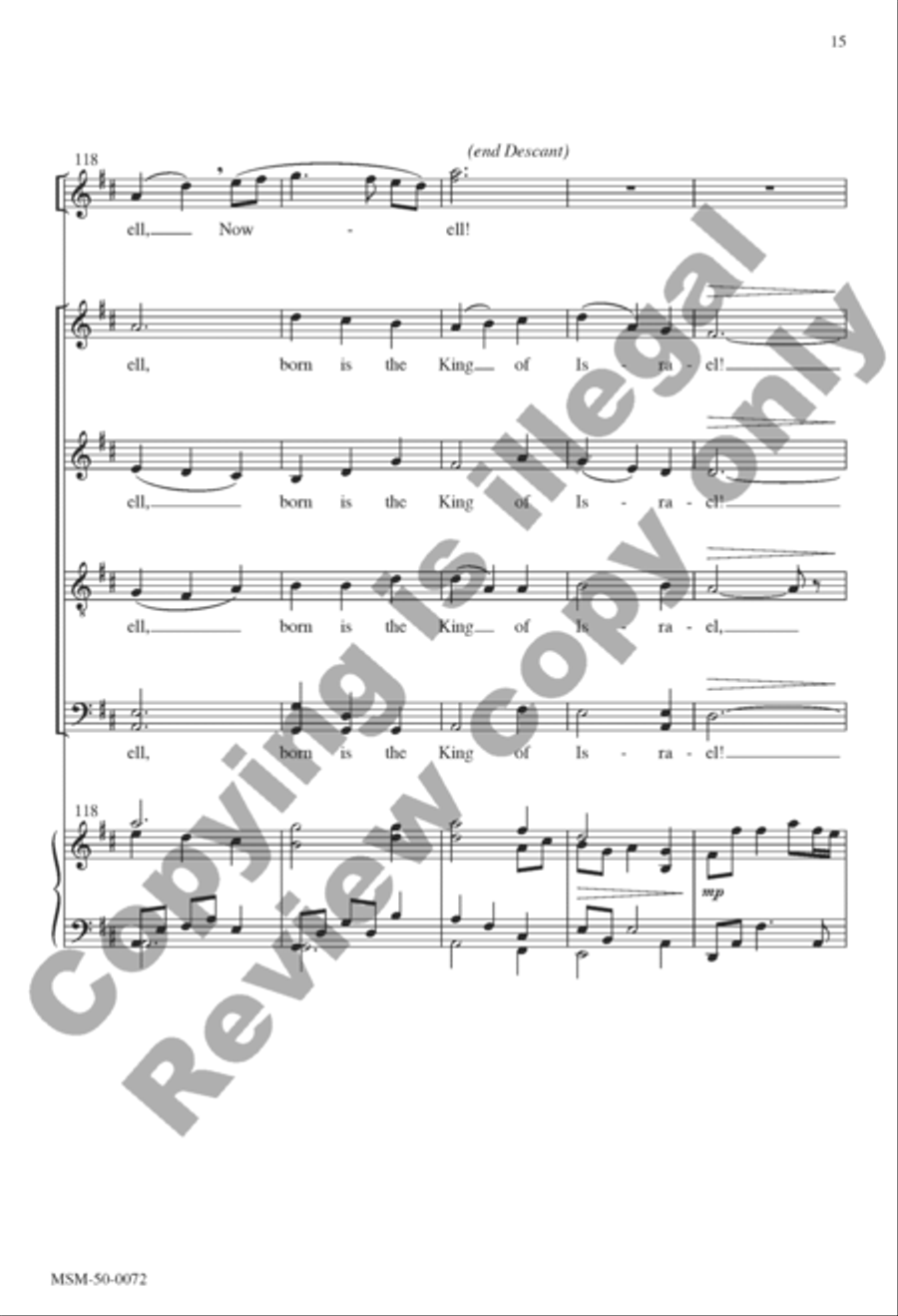 The First Nowell The First Nowell Divisi scores gallery preview page 15