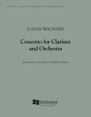 Book cover for Concerto for Clarinet and Orchestra (Clarinet/Piano Reduction Score & Part)