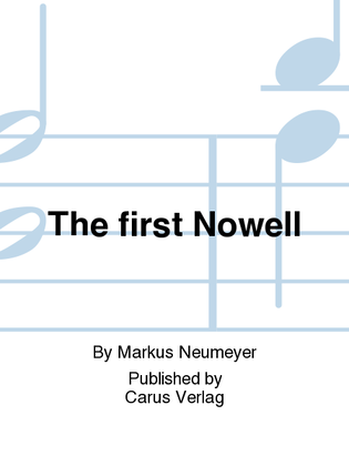 Book cover for The first Nowell