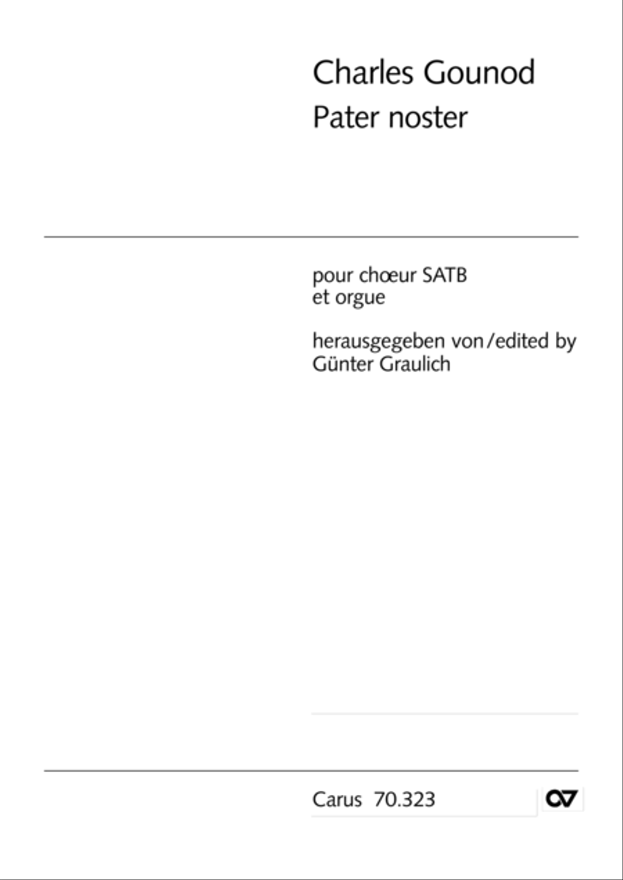 Pater noster Pater noster 4-Part scores gallery preview page 2