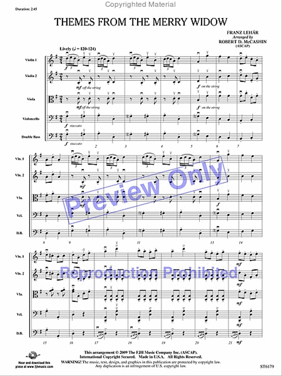 Themes from The Merry Widow