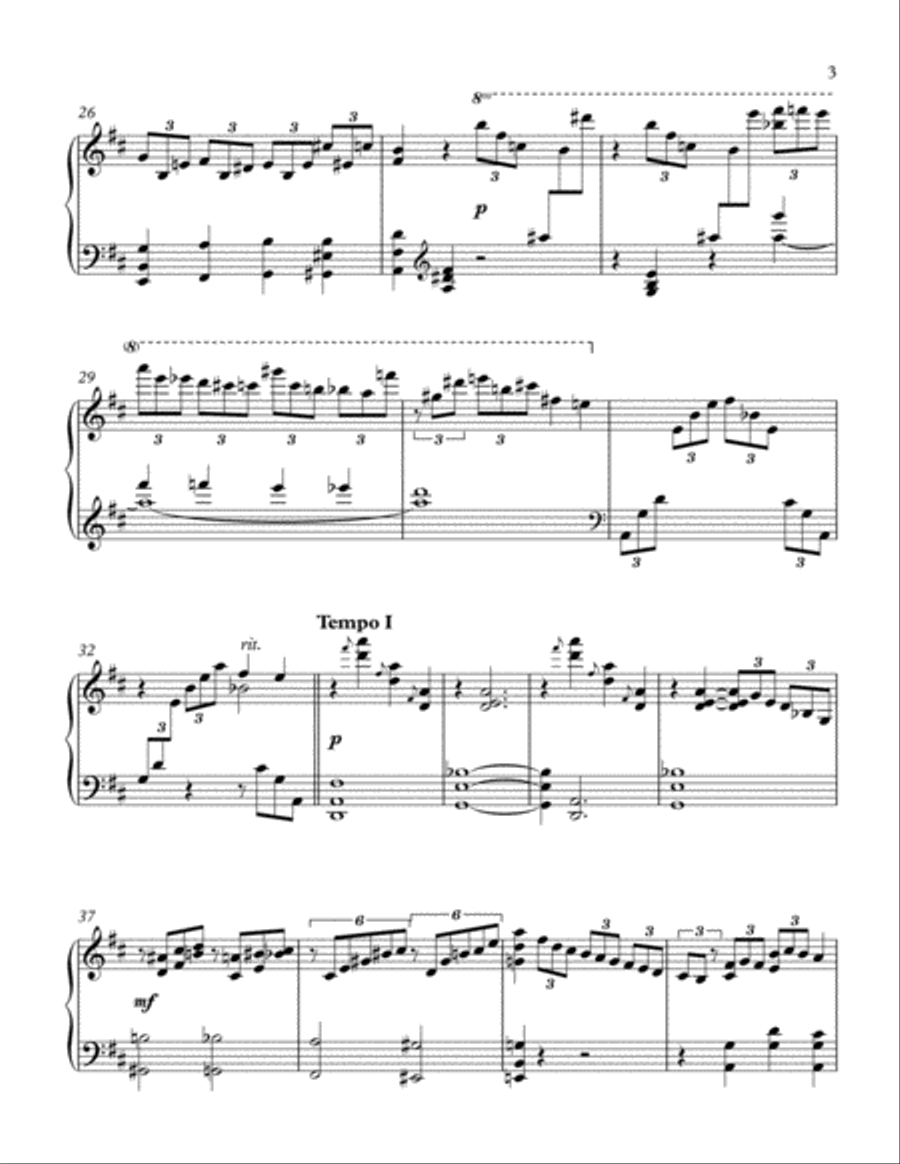 Prelude Piano Solo scores gallery preview page 3