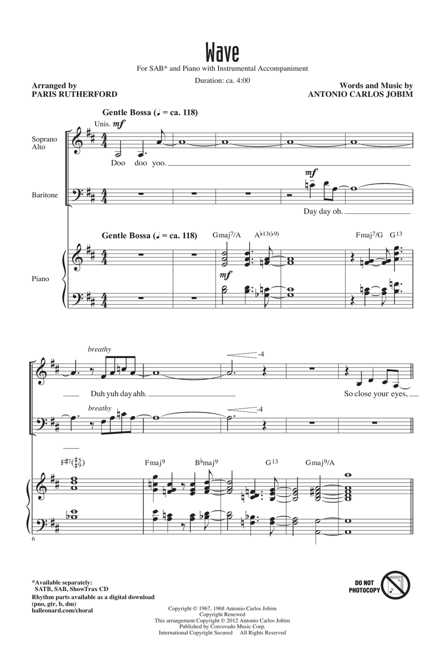 Wave 3-Part scores gallery preview page 1
