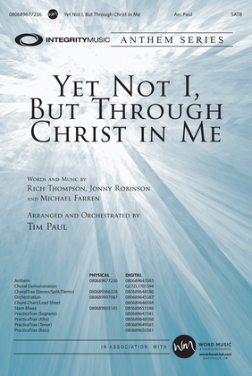 Book cover for Yet Not I, But Through Christ In Me - Orchestration