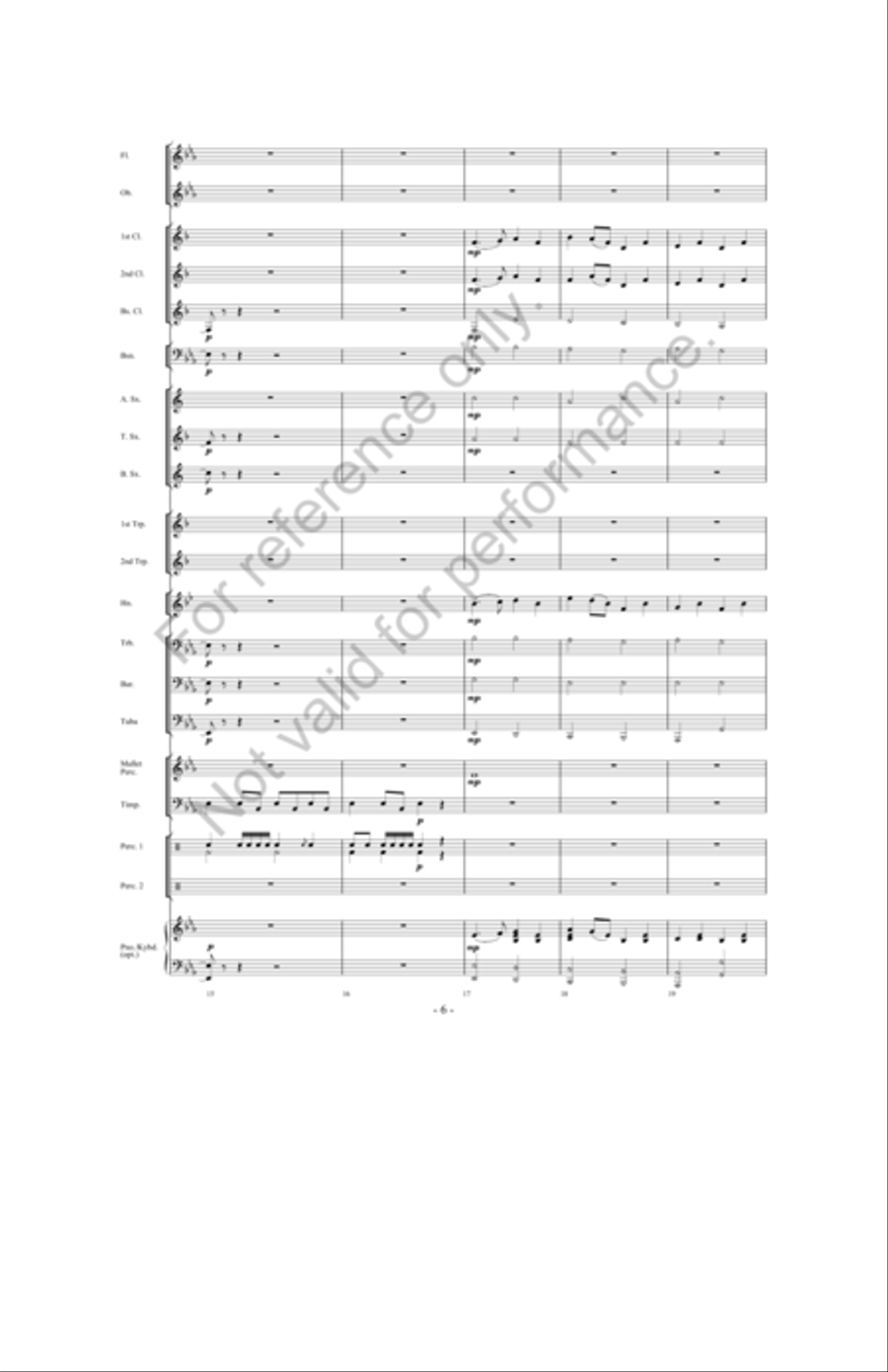 Of Castles And Kings Of Castles And Kings Concert Band scores gallery preview page 5