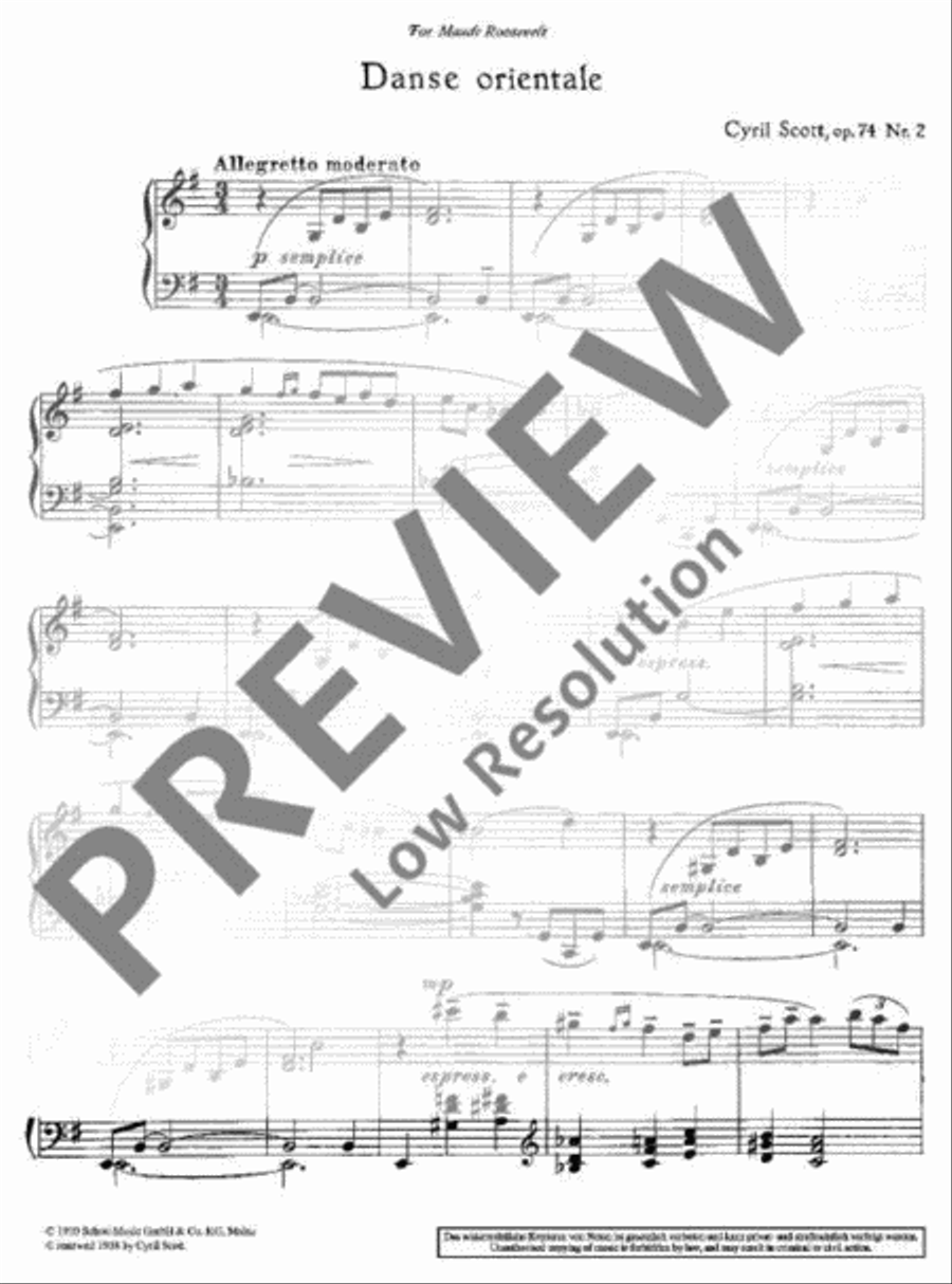 Oriental Dance Piano Solo scores gallery preview page 3