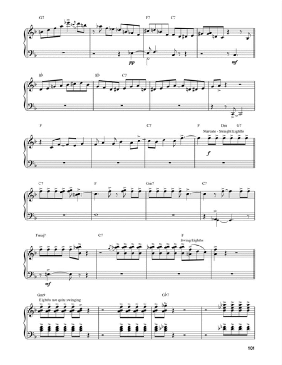 Honeysuckle Rose Piano scores gallery preview page 5