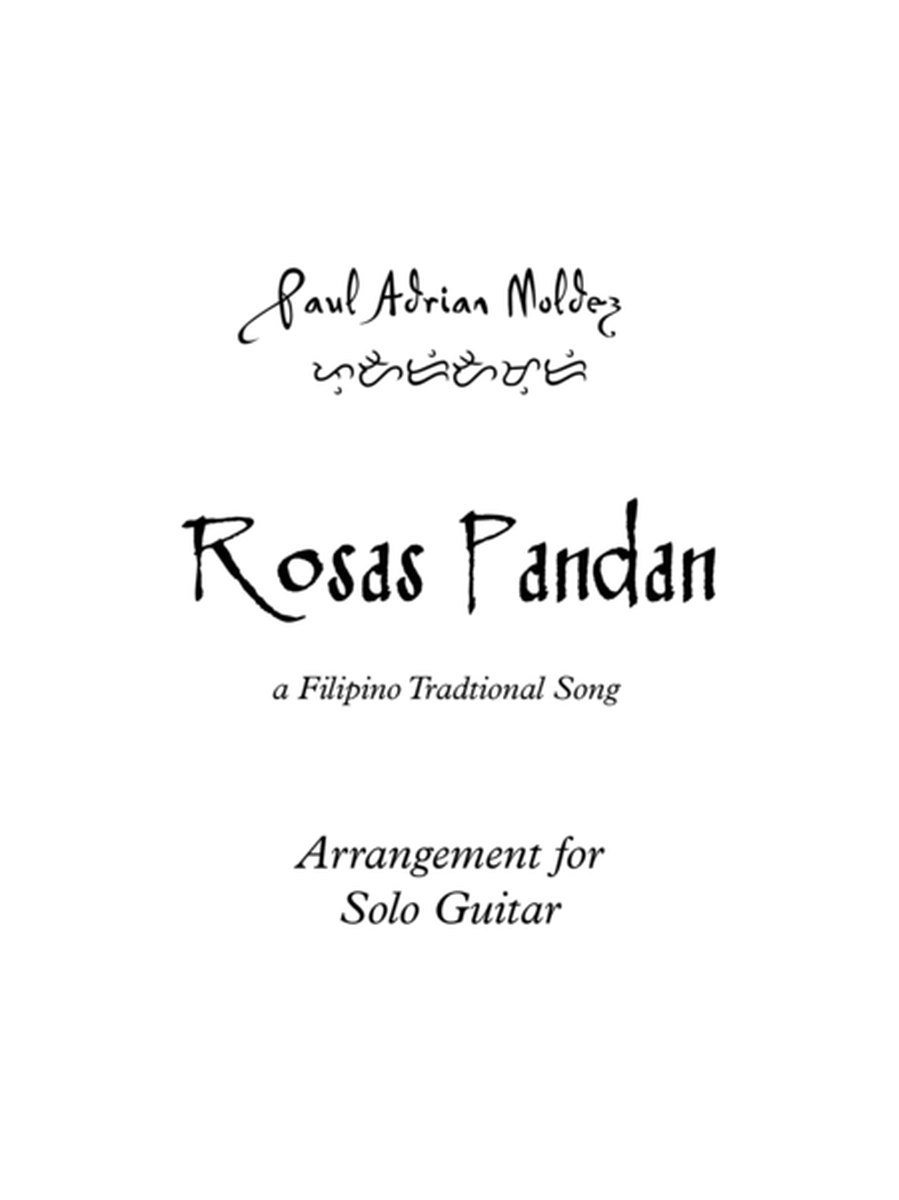 Rosas Pandan (Filipino Traditional)
