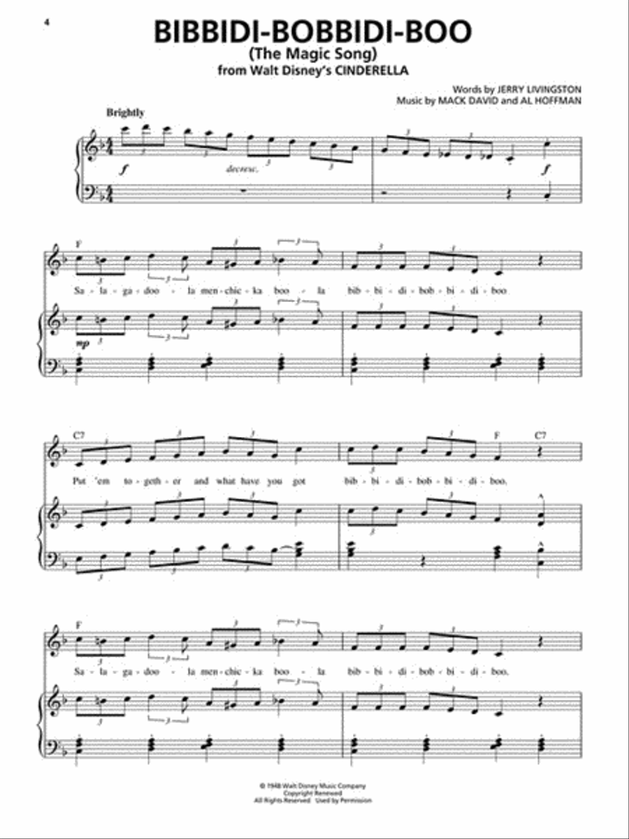 More Disney Solos for Kids