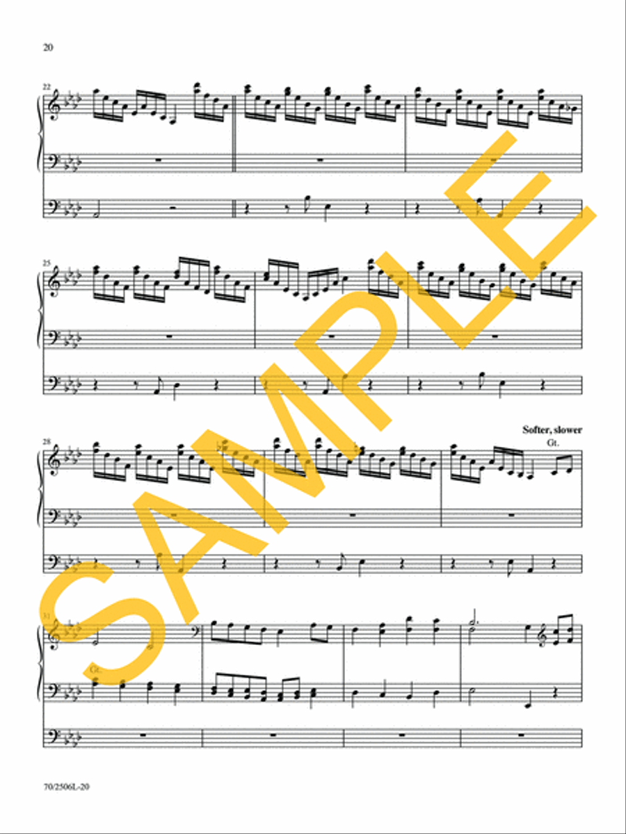 My Faith Looks Up to Thee Organ Solo scores gallery preview page 15
