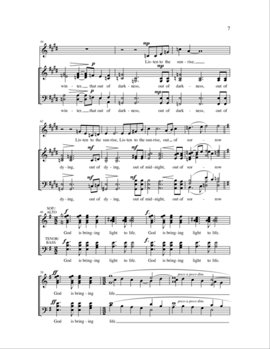 Listen to the Sunrise 4-Part scores gallery preview page 9