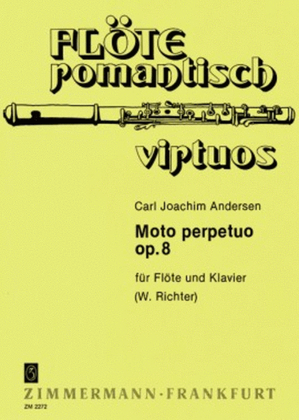 Book cover for Moto perpetuo Op. 8