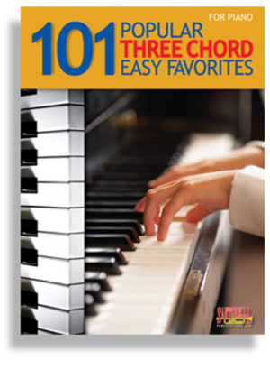 Book cover for 101 Popular "Three Chord" Easy Favorites for Piano