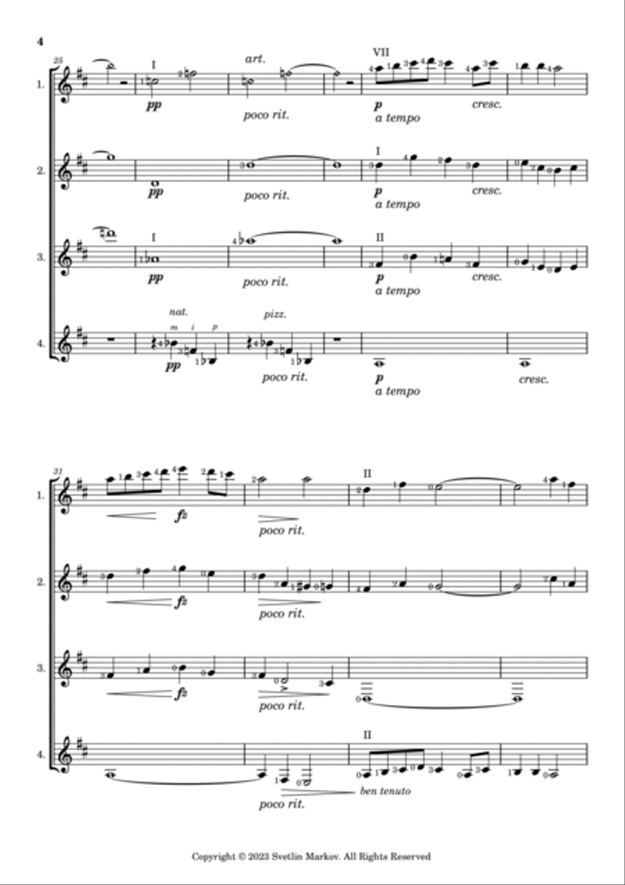 At The Cradle (from Lyric Pieces, op. 68, No. 5) Classical Guitar scores gallery preview page 4