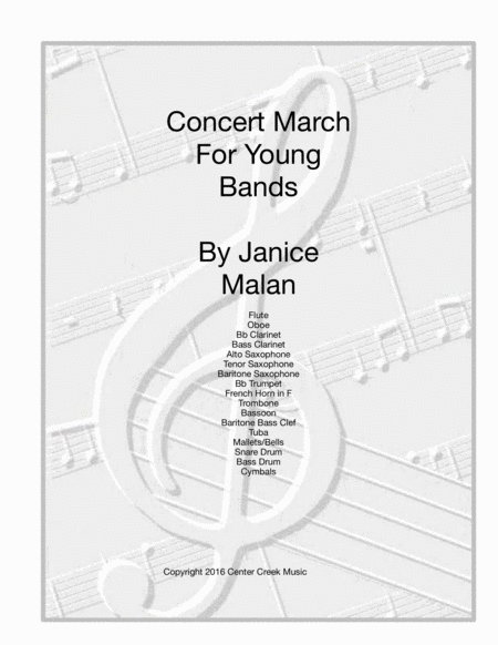 Concert March for Young Bands image number null