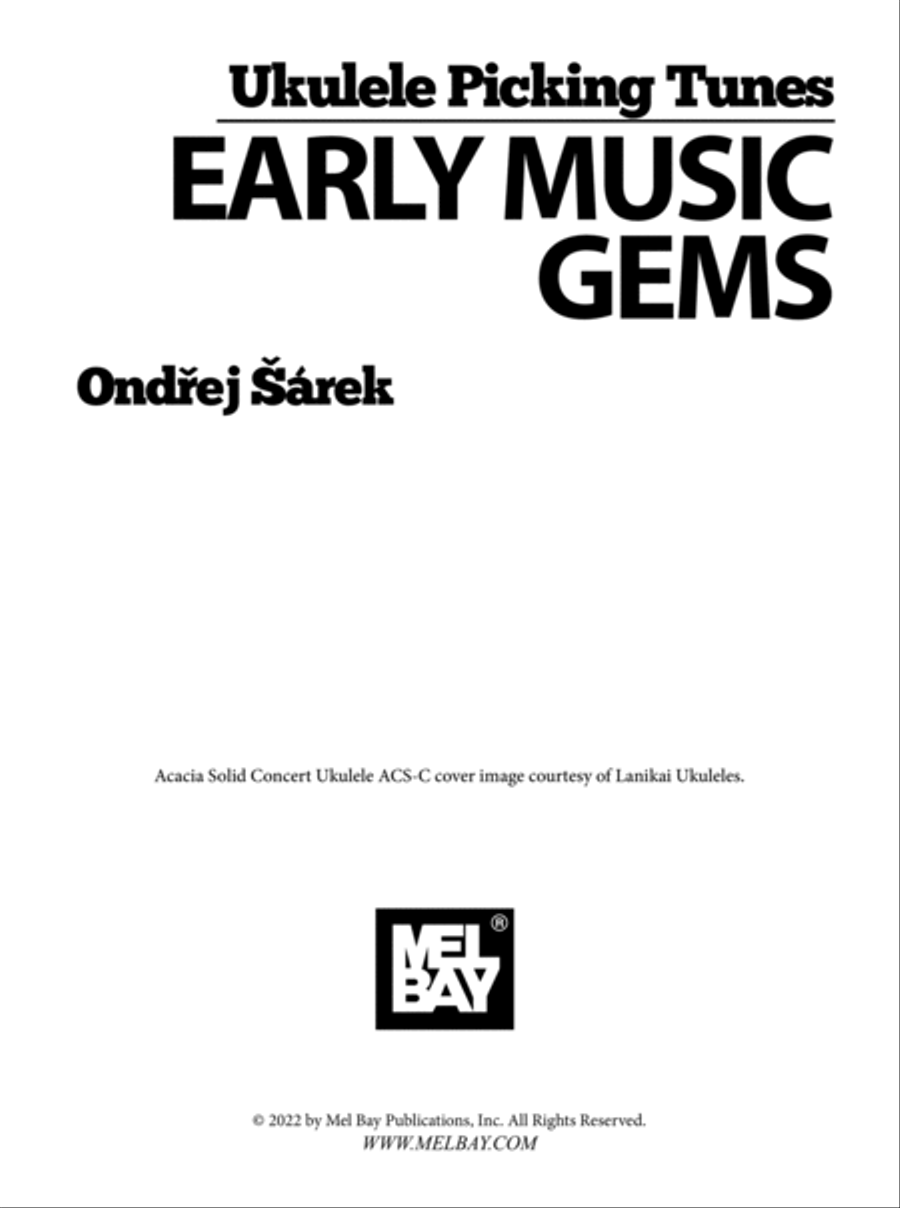Ukulele Picking Tunes - Early Music Gems Ukulele scores gallery preview page 2