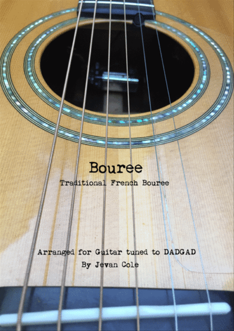 Bouree Bouree Acoustic Guitar scores gallery preview page 1