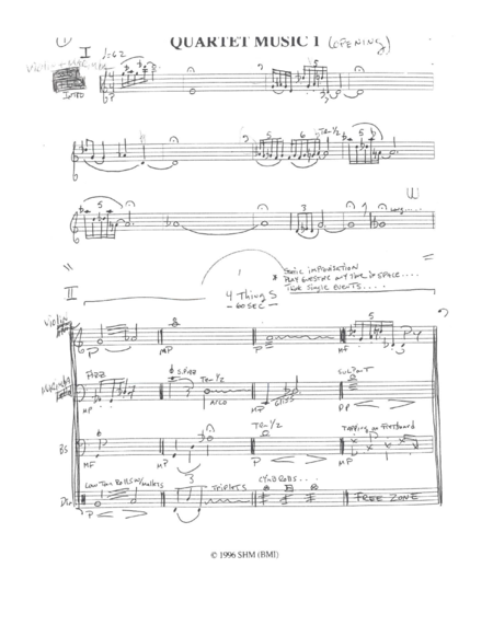 Quartet Music-Graphic Score image number null