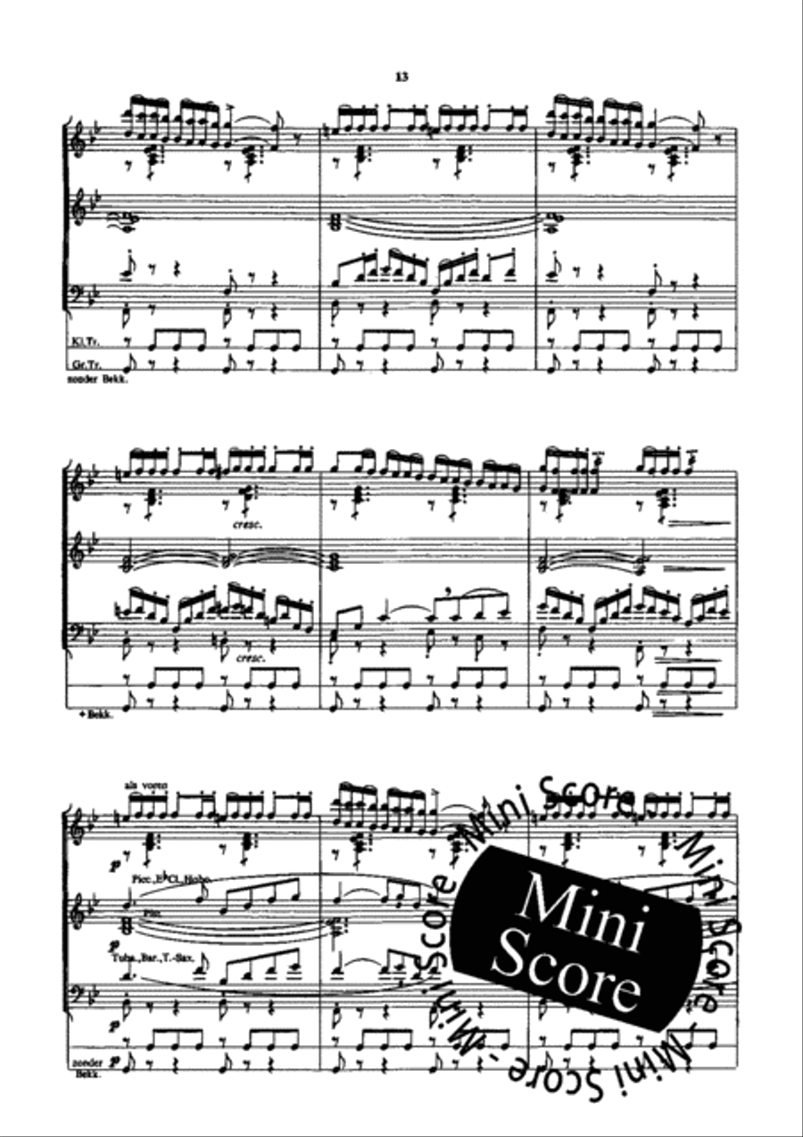The Bohemian Girl Concert Band scores gallery preview page 15