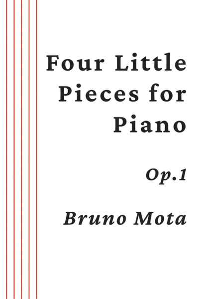 Four Little Pieces for Piano Op.1 image number null