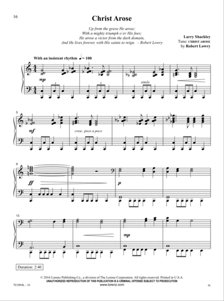 The Church Pianist's Library, Vol. 22 Piano Solo scores gallery preview page 7