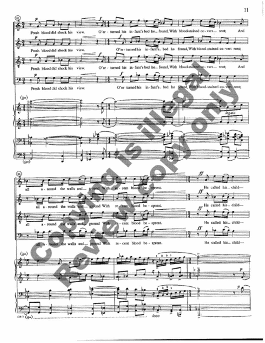 Beth Gelert 4-Part scores gallery preview page 32