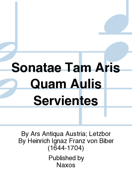 Sonatae Tam Aris Quam Aulis Servientes