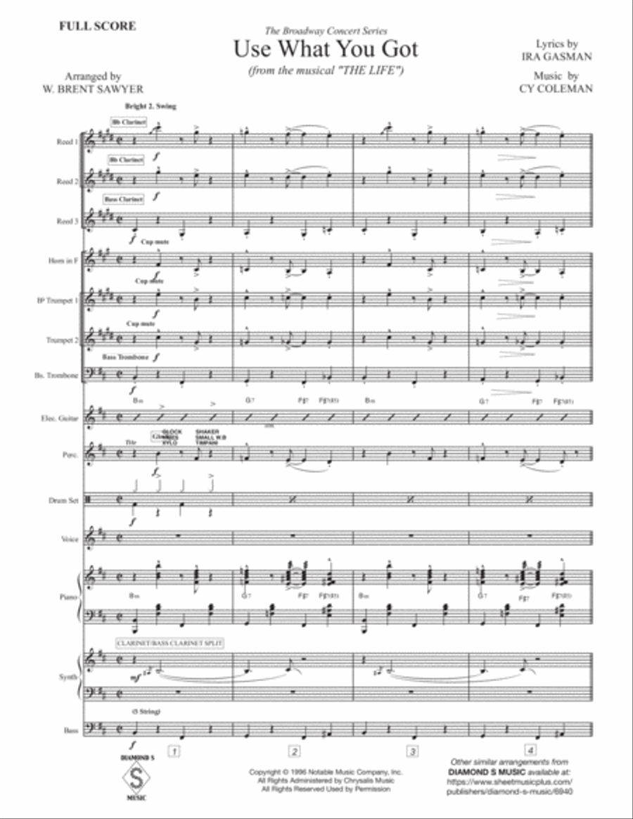 Use What You Got Large Ensemble scores gallery preview page 3