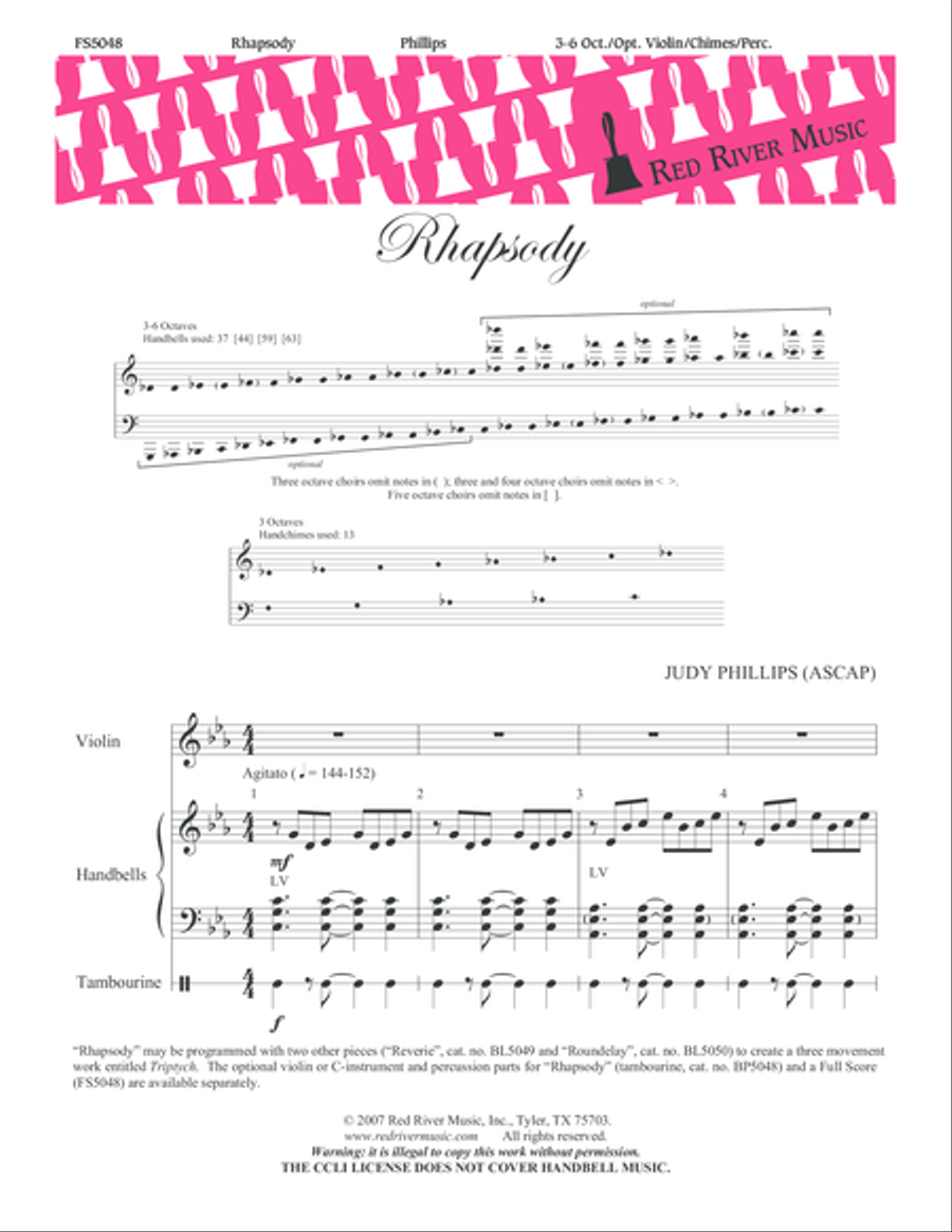 Rhapsody Rhapsody 5-Octaves scores gallery preview page 1
