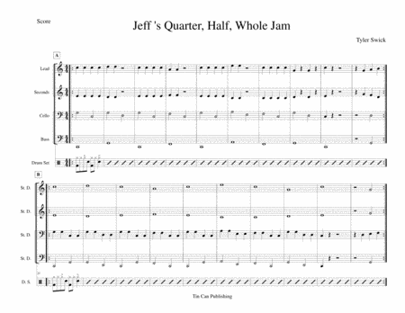 Jeff's Quarter, Whole, Half Jam for Steel Band image number null