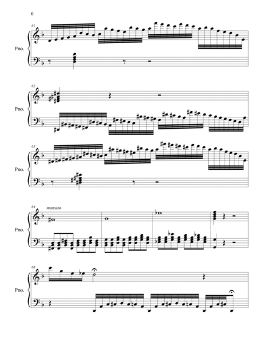 Piano Sonata No.1 Piano Sonata No.1 Piano Solo scores gallery preview page 6