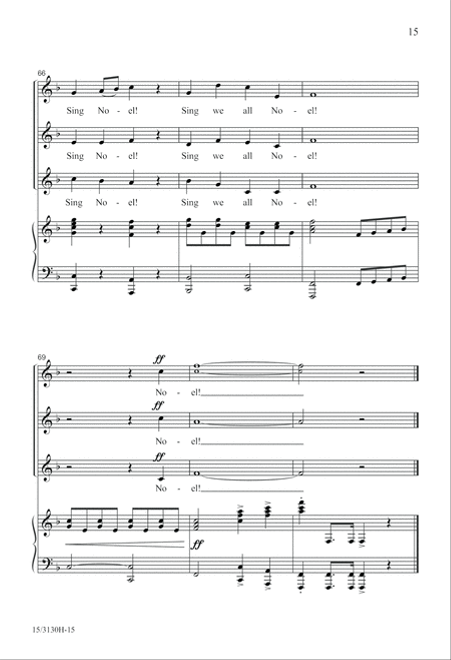 Wolfgang's Christmas Canon SSA scores gallery preview page 15