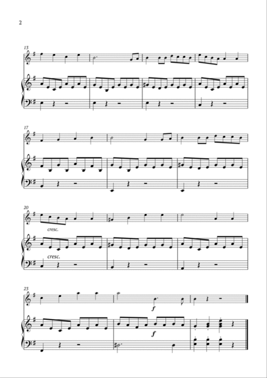 Violin Concerto in E minor Violin Solo scores gallery preview page 2