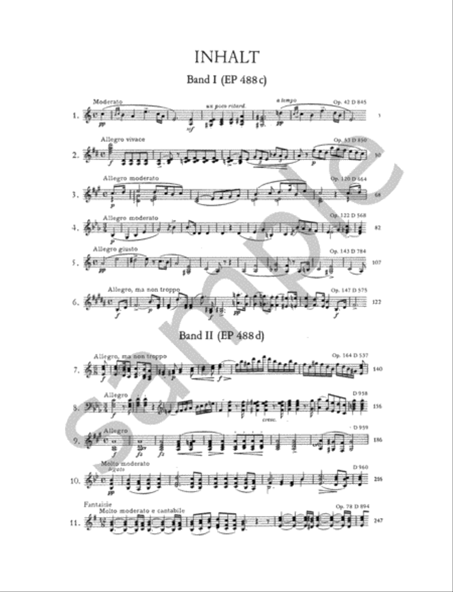 Piano Sonatas Piano scores gallery preview page 2