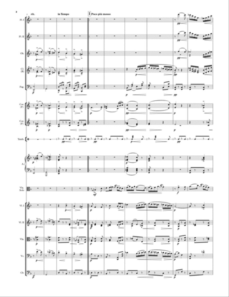 PULVER Lev: Jewish Dance for Viola Solo and Symphony Orchestra (Full Score + Viola Solo part) Full Orchestra scores gallery preview page 6
