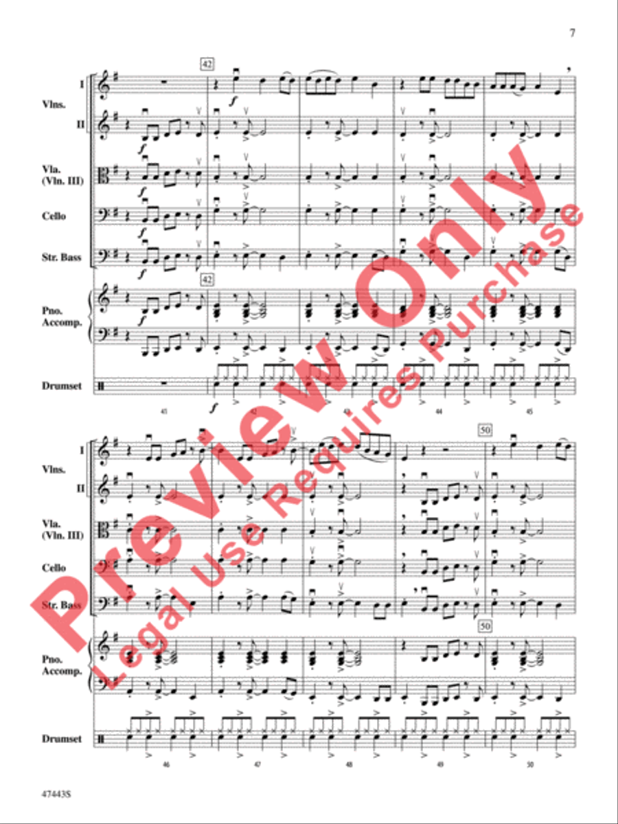 Feel It Still Feel It Still String Orchestra scores gallery preview page 8