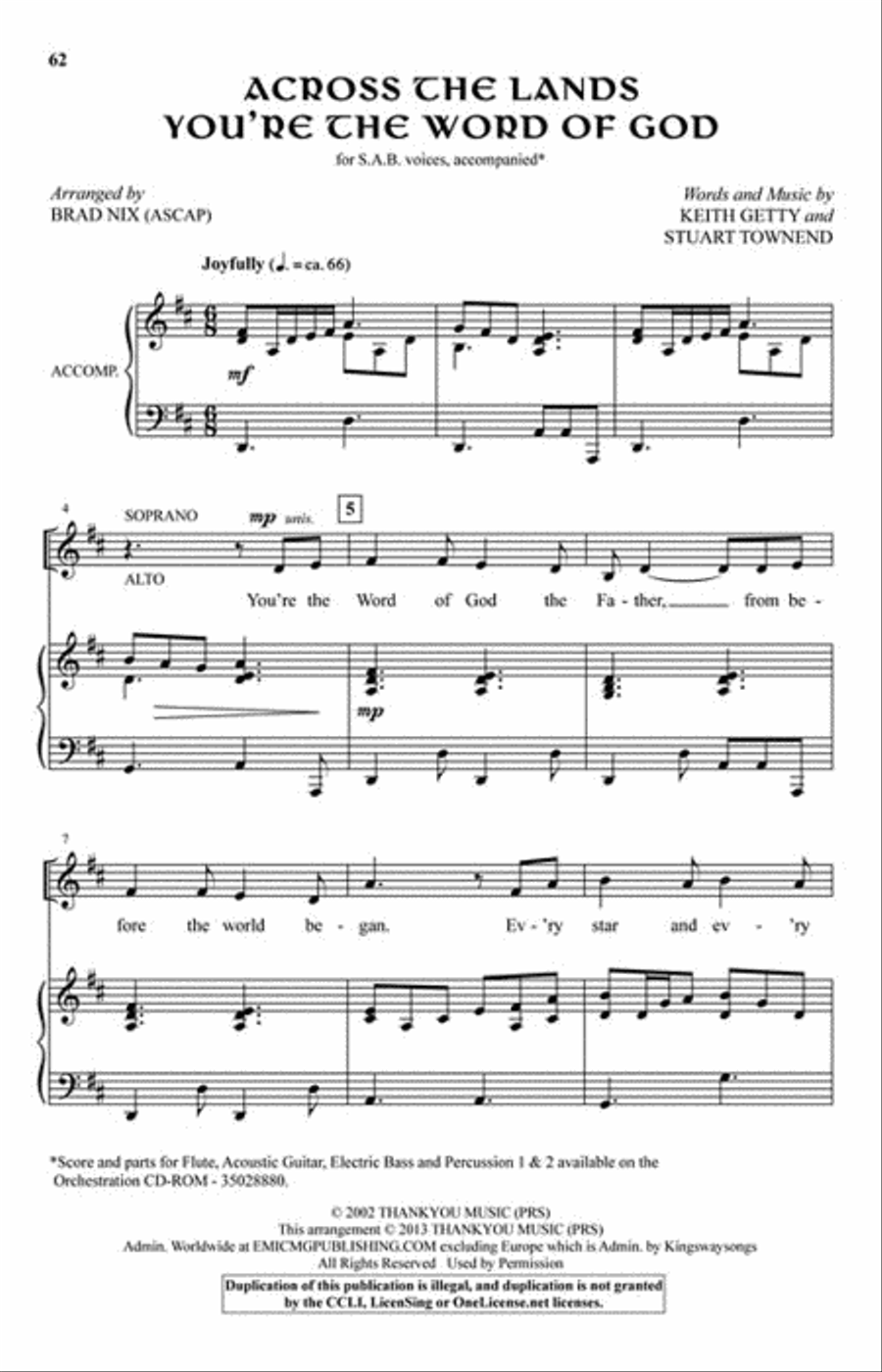 In Christ Alone In Christ Alone 3-Part scores gallery preview page 7