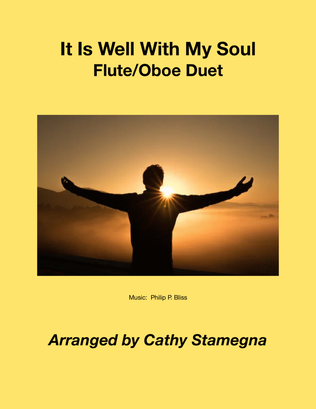 Book cover for It Is Well With My Soul (Flute/Oboe Duet)