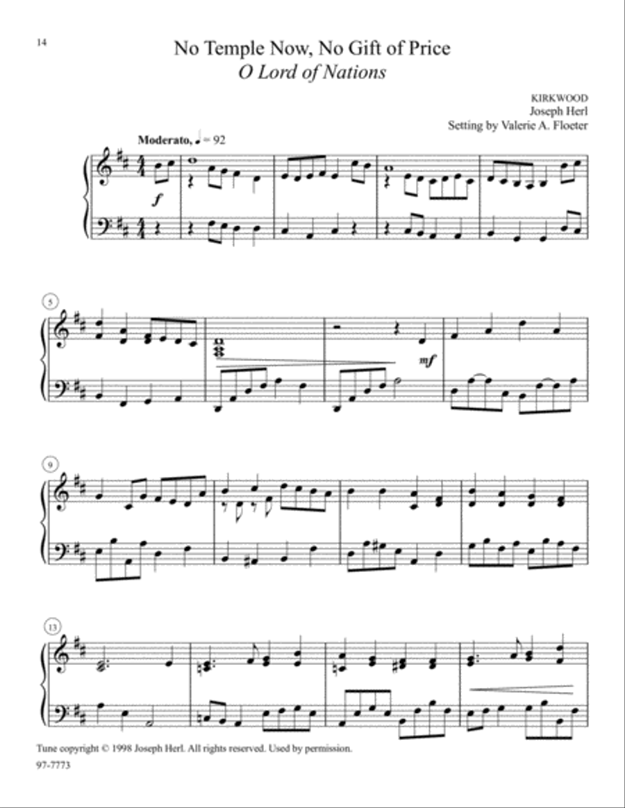 Piano Stylings, Set 3: Hymns for the Church Year Piano Solo scores gallery preview page 5