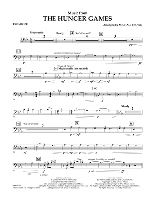 Music from "The Hunger Games" - Trombone