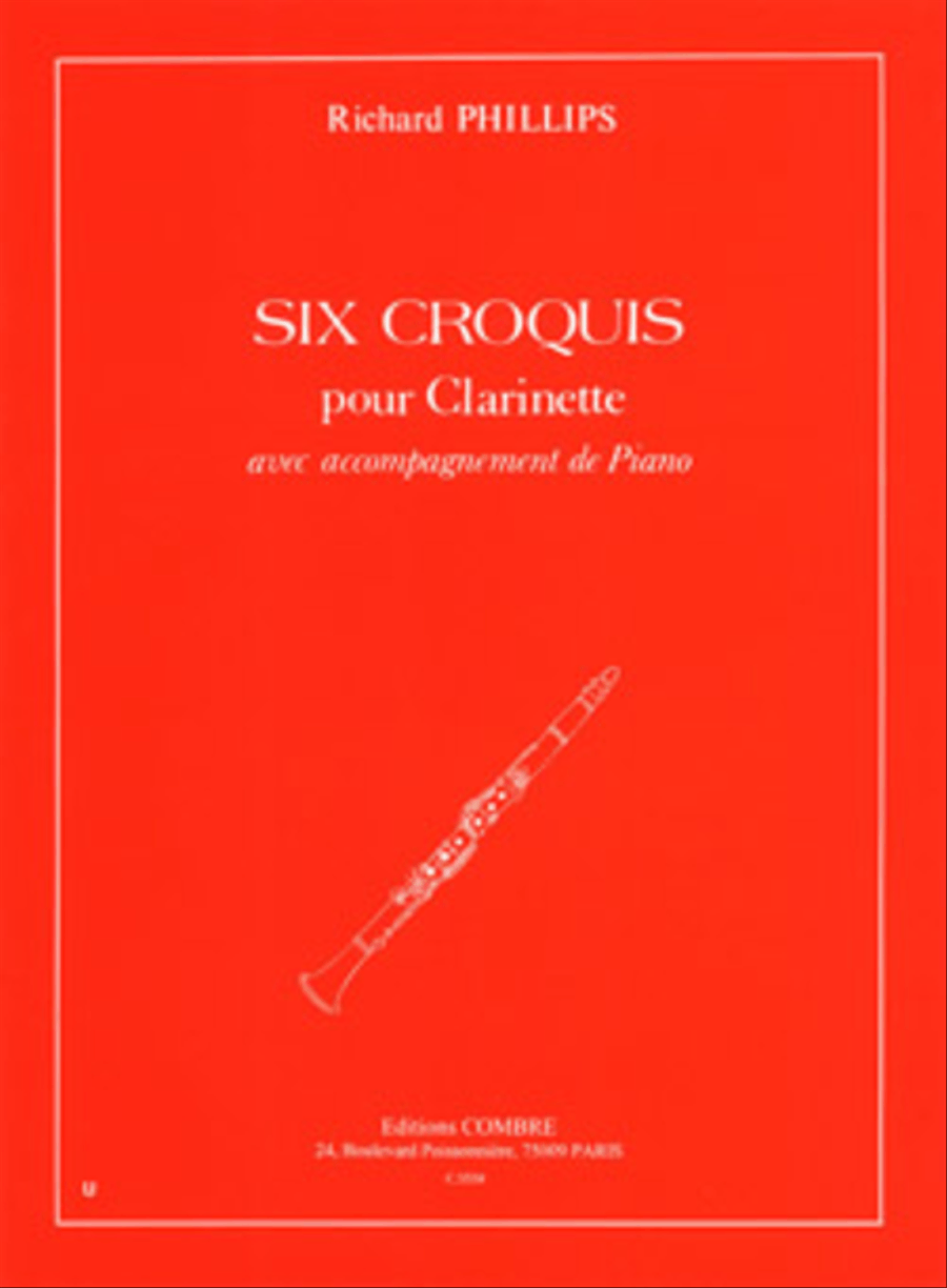 Croquis (6) Croquis (6) Clarinet Solo scores gallery preview page 1