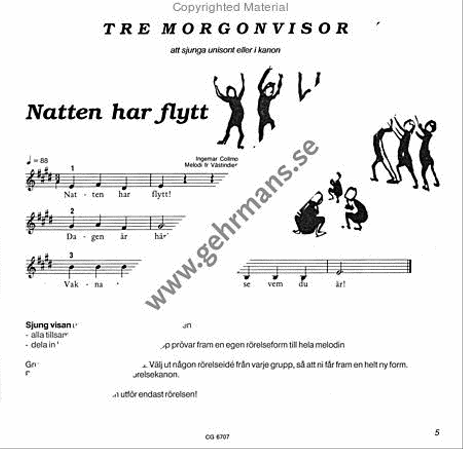 For nyfikna oron och glada fotter - repertoarbok 1 Collection / Songbook scores gallery preview page 5