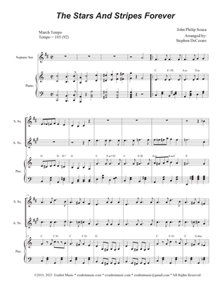 The Stars and Stripes Forever (Duet for Soprano and Alto Saxophone)