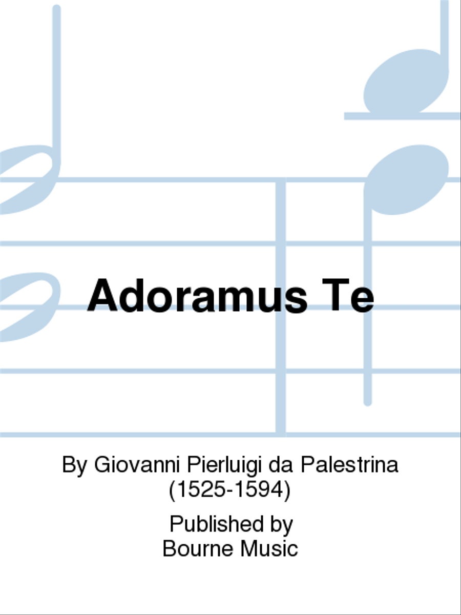Adoramus Te Adoramus Te TTBB scores gallery preview page 1