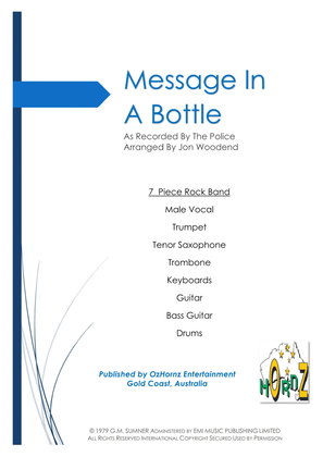 Book cover for Message In A Bottle