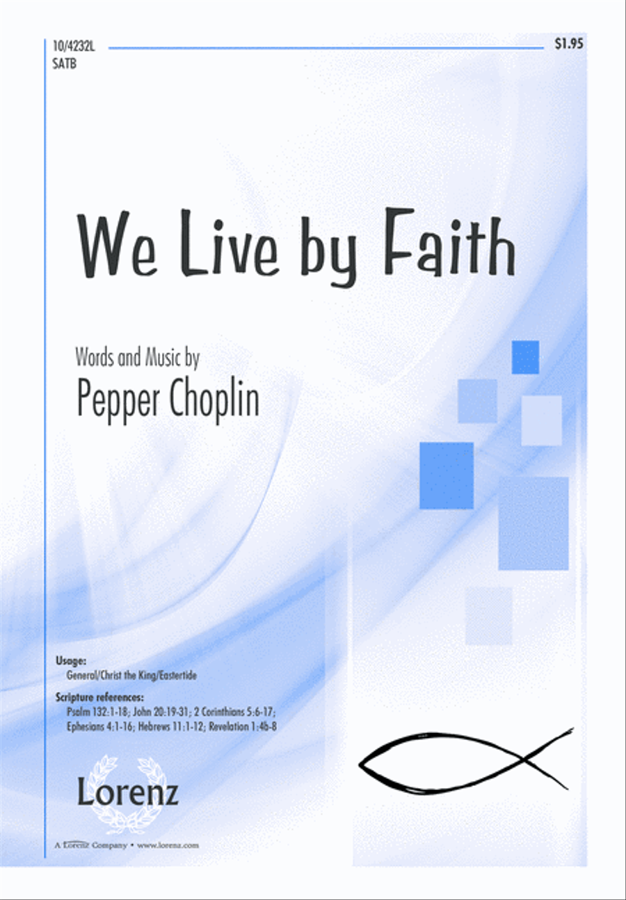 We Live by Faith We Live by Faith 4-Part scores gallery preview page 2