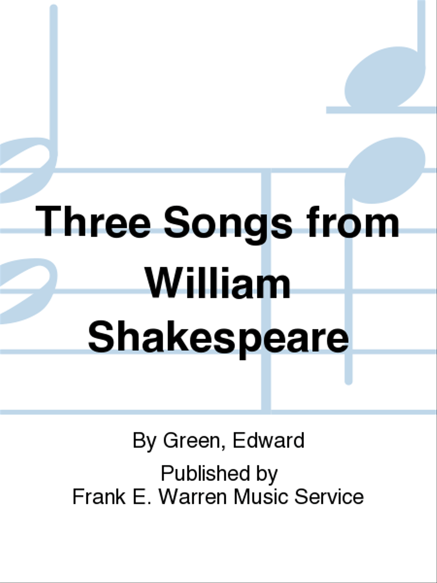 Three Songs from William Shakespeare Women's Choir scores gallery preview page 1