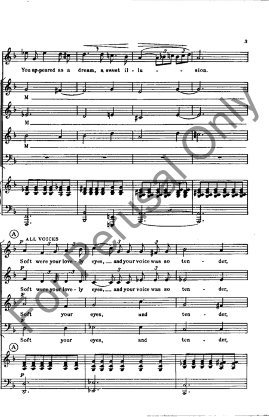 After A Dream 4-Part scores gallery preview page 3